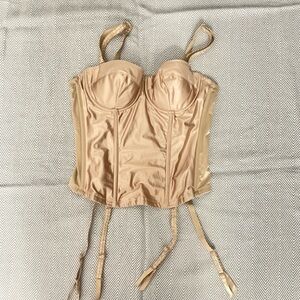 Triumph Tan Sleeveless Bustier Bodysuit